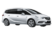 Van Hire Newcastle Northern Ireland - Vauxhall Zafira 5 + 2 - Minibus hire Newcastle northern ireland